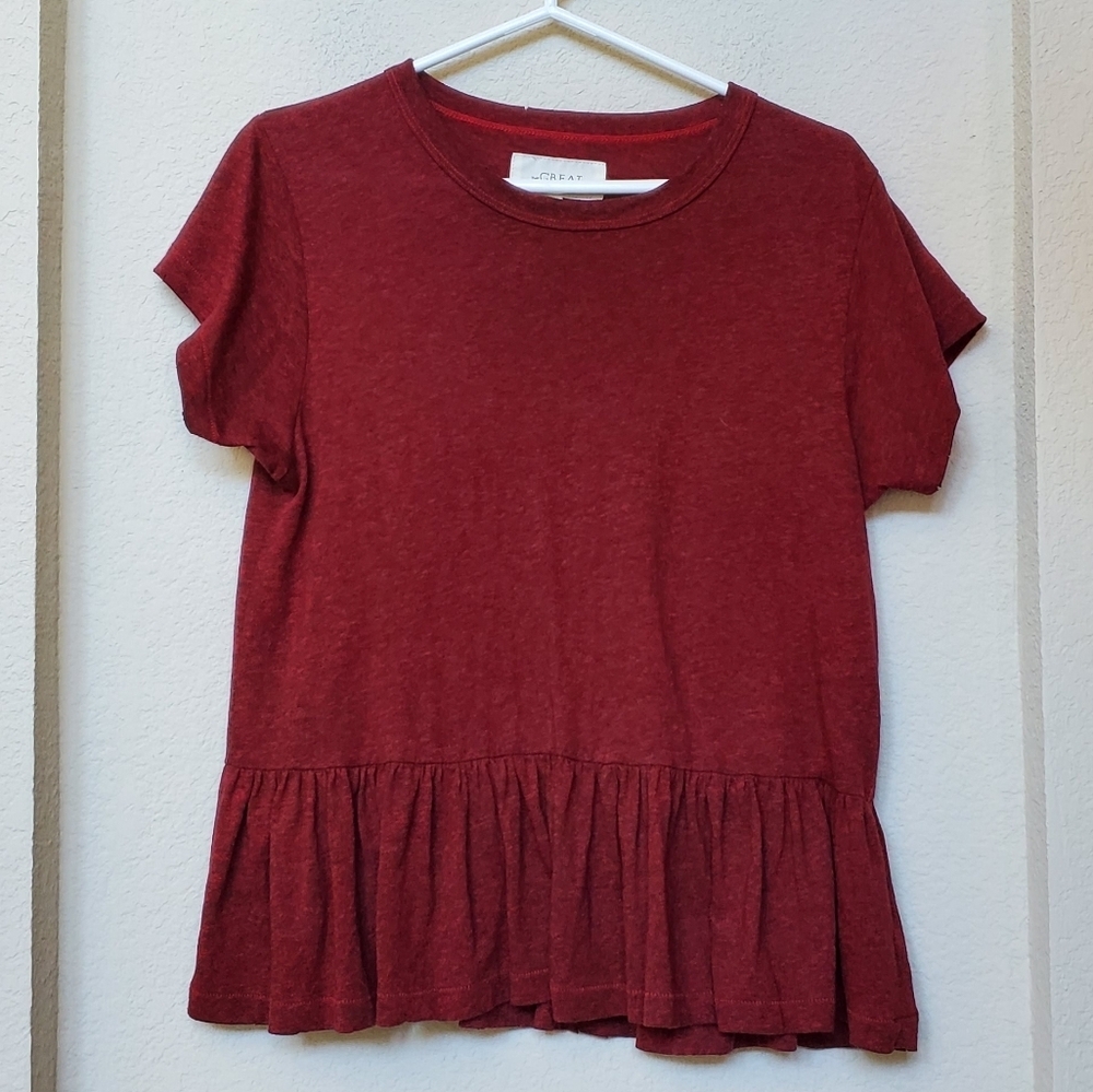 The Great Peplum Top.  Size 1 (Small 4-6)